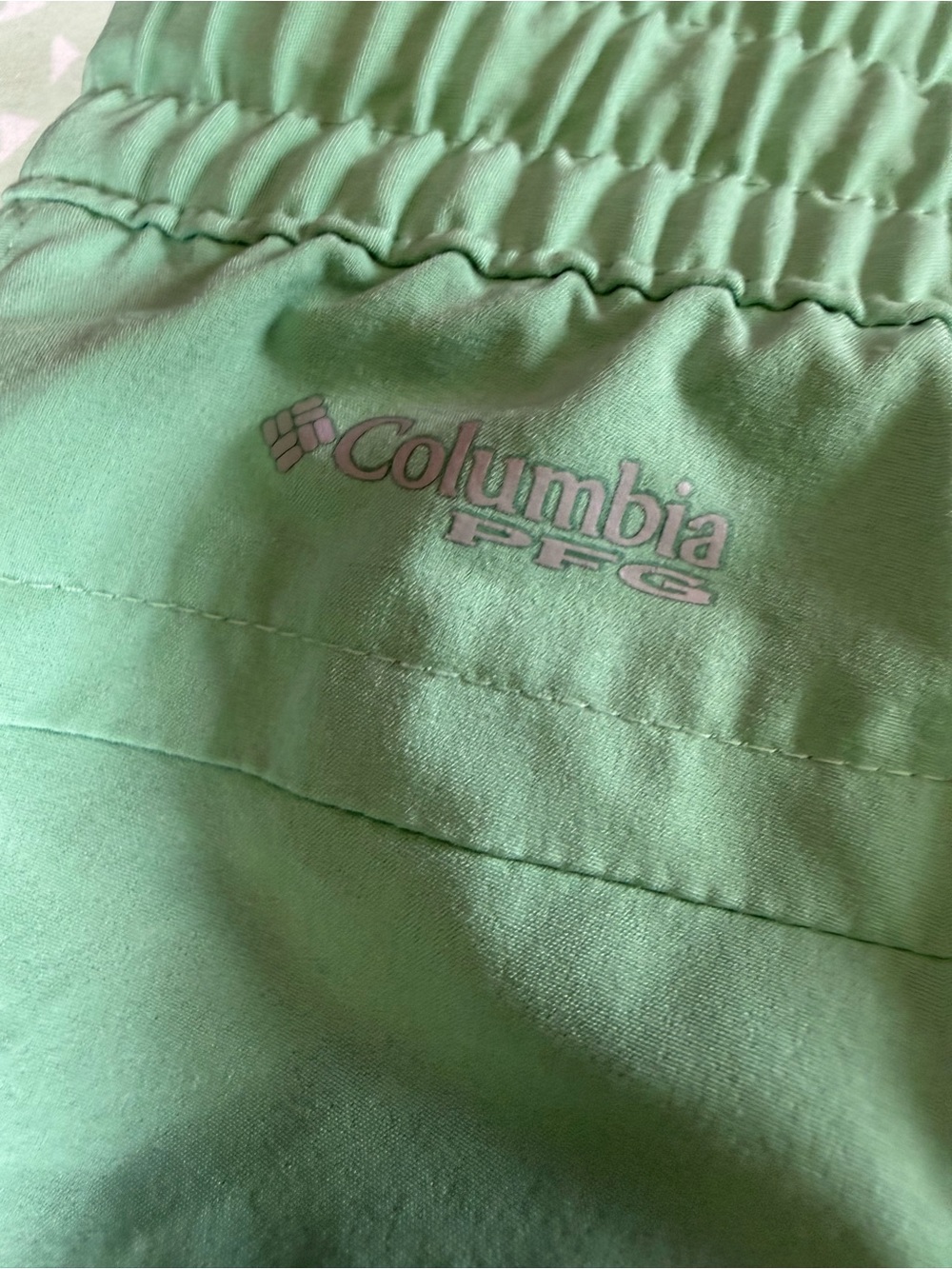 Women’s Mint Drawstring Athletic Shorts - Picture 3 of 4